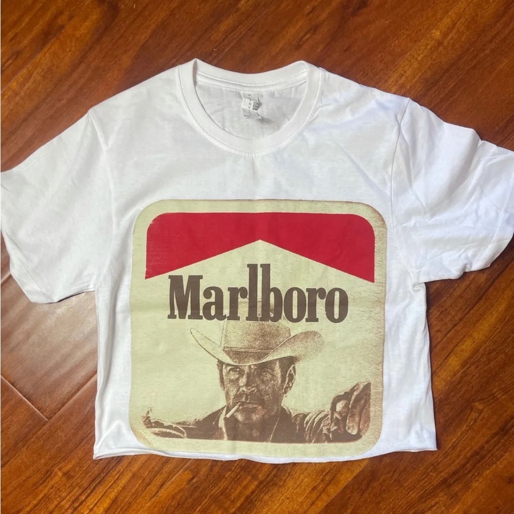 Vintage Marlboro Crop Top